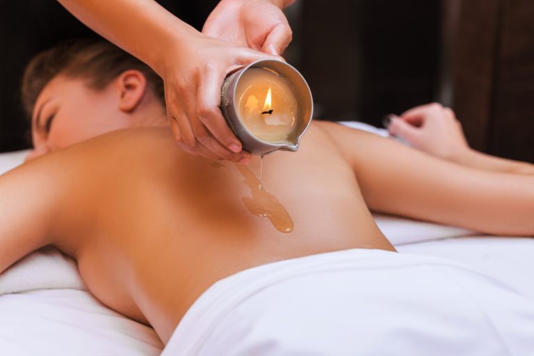 candle wax massage